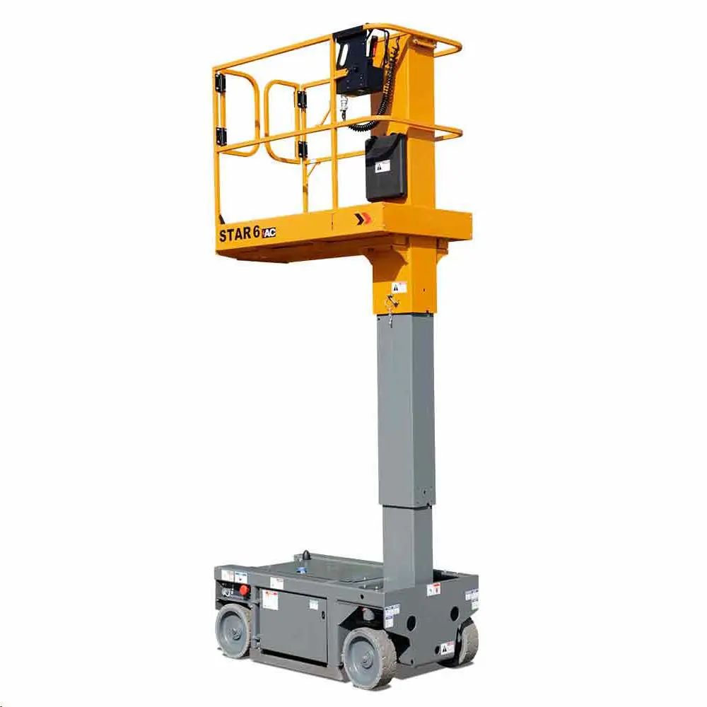 Electric mast-lifts (battery), 6m